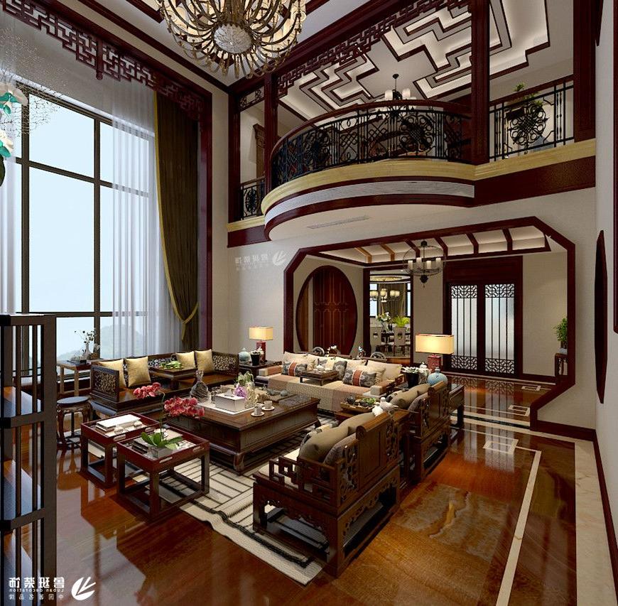 枫丹丽舍,中式风格,客厅